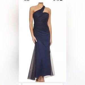 DKNY formal navy gown. NWT size 14